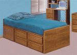 Oak Youth Captain Bed